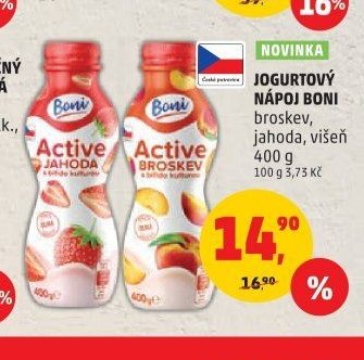 Jogurtový nápoj Boni