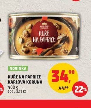 Kuře na paprice Karlova Koruna 400 g