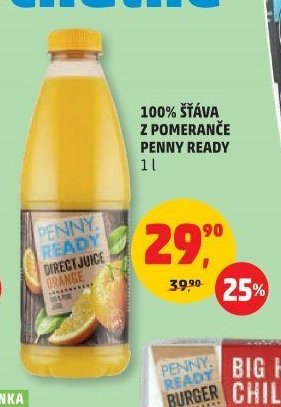 100% ŠŤÁVA Z POMERANČE PENNY READY