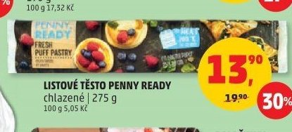 LISTOVÉ TĚSTO PENNY READY