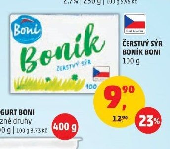 Čerstvý sýr Boník Boni
