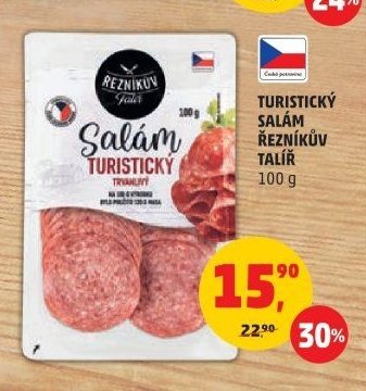 Turistický salám Řezníkův talíř