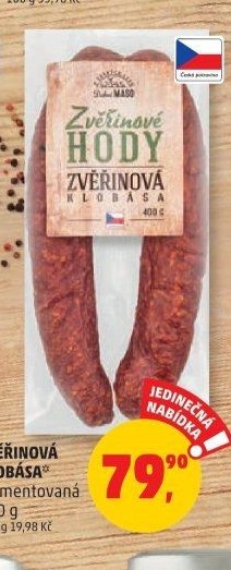 ZVĚŘINOVÁ KLOBÁSA
