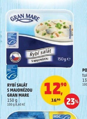 Rybi salat s majonezou Gran Mare 150 g