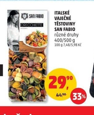 Italske vajecne testoviny San Fabio 400/500 g