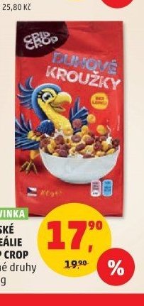 DĚTSKÉ CEREÁLIE CRIP CROP různé druhy 100 g