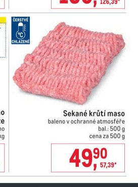 Sekané krůtí maso