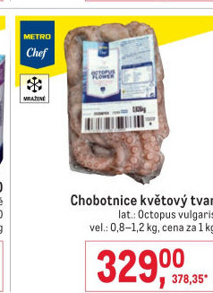 Chobotnice mražená Metro Chef