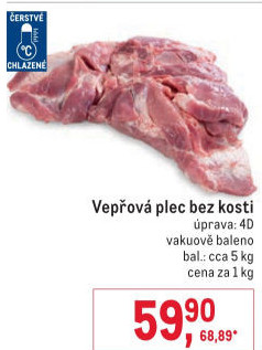 Vepřová plec bez kosti