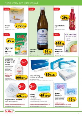 akční leták Dr. Max 1.9.2021-30.9.2021