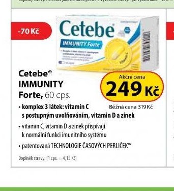 Cetebe IMMUNITY Forte, 60 cps.