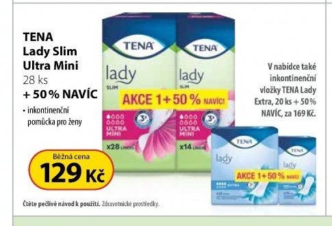 TENA Lady Slim Ultra Mini 28 ks + 50 % NAVÍC