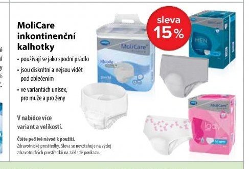 MoliCare inkontinenční kalhotky
