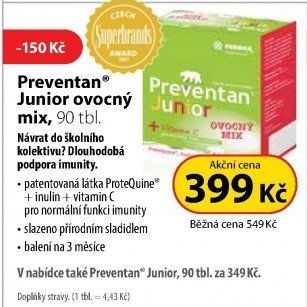 Doplněk stravy Junior Preventan