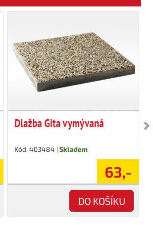 Dlažba Gita vymývaná - UNI HOBBY akcniletaky.com