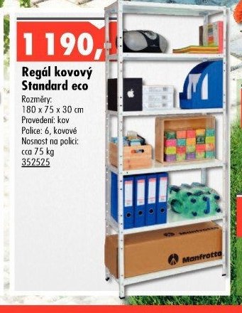 Regál kovový Standard eco - UNI HOBBY akcniletaky.com