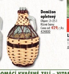 Demižon opletený - UNI HOBBY akcniletaky.com