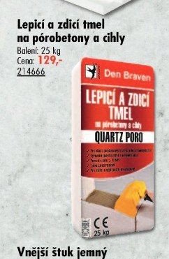 Lepicí a zdicí tmel na pórobetony a cihly - UNI HOBBY akcniletaky.com