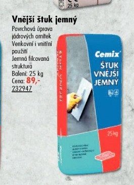 Vnější štuk jemný - UNI HOBBY akcniletaky.com