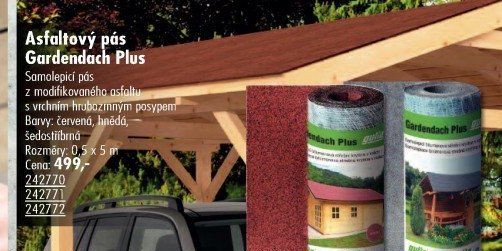 Asfaltový pás Gardendach Plus - UNI HOBBY akcniletaky.com