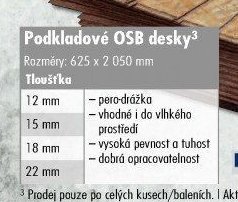 Podkladové OSB desky - UNI HOBBY akcniletaky.com