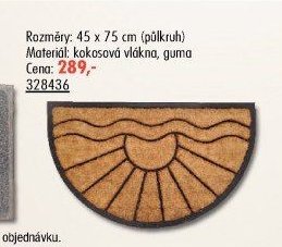 Rohožka půlkruh - UNI HOBBY akcniletaky.com
