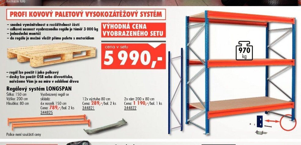 Regálový systém LONGSPAN - UNI HOBBY akcniletaky.com
