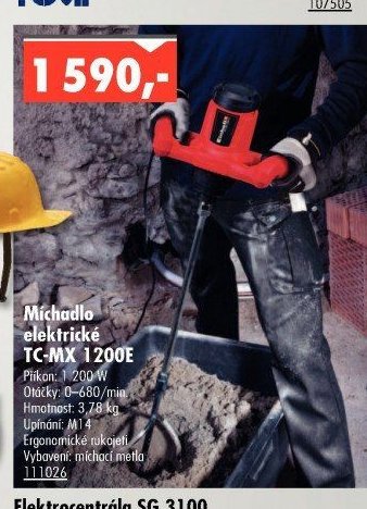 Míchadlo elektrické TC-MX 1200E - UNI HOBBY akcniletaky.com