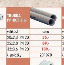 TRUBKA PP-RCT 3 m - UNI HOBBY akcniletaky.com