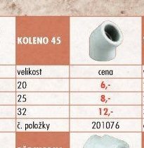 KOLENO 45 - UNI HOBBY akcniletaky.com