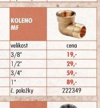 KOLENO MF - UNI HOBBY akcniletaky.com