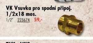 VK Vsuvka pro spodní připoj. - UNI HOBBY akcniletaky.com