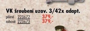 VK šroubení uzav. 3/42x adapt. - UNI HOBBY akcniletaky.com