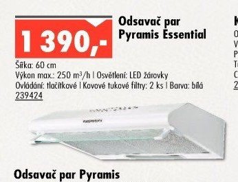 Odsavač par Pyramis Essential - UNI HOBBY akcniletaky.com