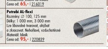 Potrubí AL-flexi - UNI HOBBY akcniletaky.com