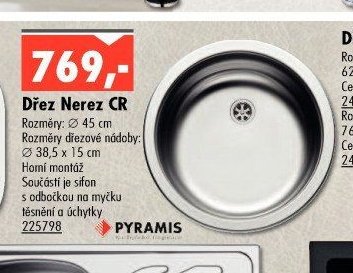 Dřez Nerez CR