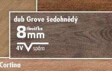 Laminátová plovoucí podlaha Basic dub Grove šedohnědý - UNI HOBBY akcniletaky.com