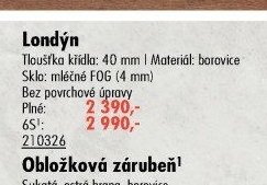 Interiérové dveře Londýn - UNI HOBBY akcniletaky.com