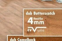Vinyl dub Butterscotch 4mm 4V spára - UNI HOBBY akcniletaky.com