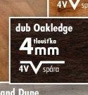 Vinyl dub Oakledge 4mm 4V spára - UNI HOBBY akcniletaky.com