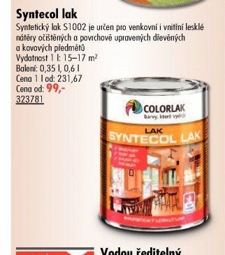 Syntecol lak - UNI HOBBY akcniletaky.com