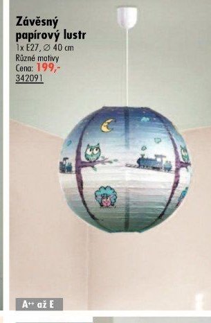 Závěsný papírový lustr - UNI HOBBY akcniletaky.com