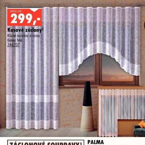 Kusové záclony - UNI HOBBY akcniletaky.com