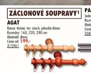 Záclonové soupravy AGAT - UNI HOBBY akcniletaky.com