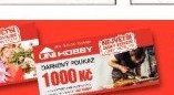 Dárkový poukaz 1000 Kč - UNI HOBBY akcniletaky.com