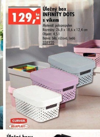 Úložný box INFINITY DOTS s víkem - UNI HOBBY akcniletaky.com