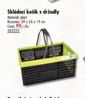Skládací košík s držadly - UNI HOBBY akcniletaky.com
