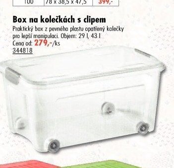 Box na kolečkách s clipem - UNI HOBBY akcniletaky.com