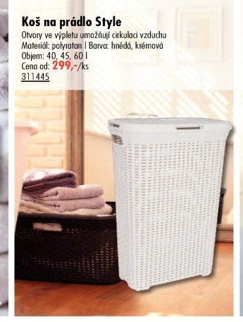 Koš na prádlo Style - UNI HOBBY akcniletaky.com