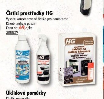 Čisticí prostředky HG - UNI HOBBY akcniletaky.com